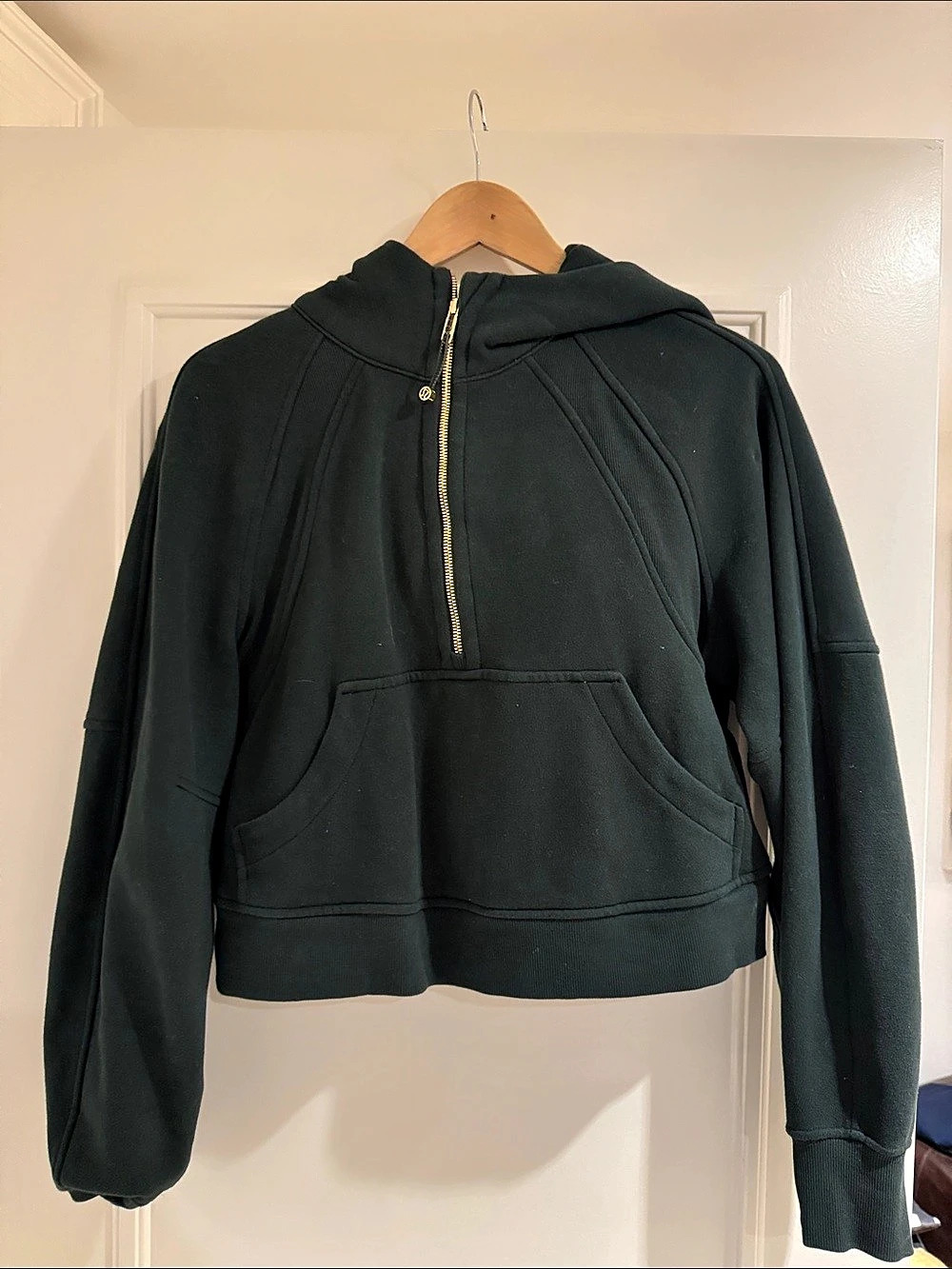 lululemon Scuba Oversized Half-Zip Hoodie Black XS/S